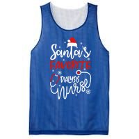 Santas Favorite Nurse Gift Mesh Reversible Basketball Jersey Tank