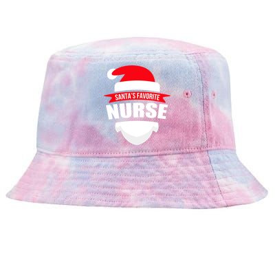 SantaS Favorite Nurse Gift Fun Christmas Wear Tie-Dyed Bucket Hat