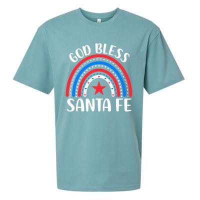 Santa Fe New Mexico Gift I Love Santa Fe Usa Gift Sueded Cloud Jersey T-Shirt