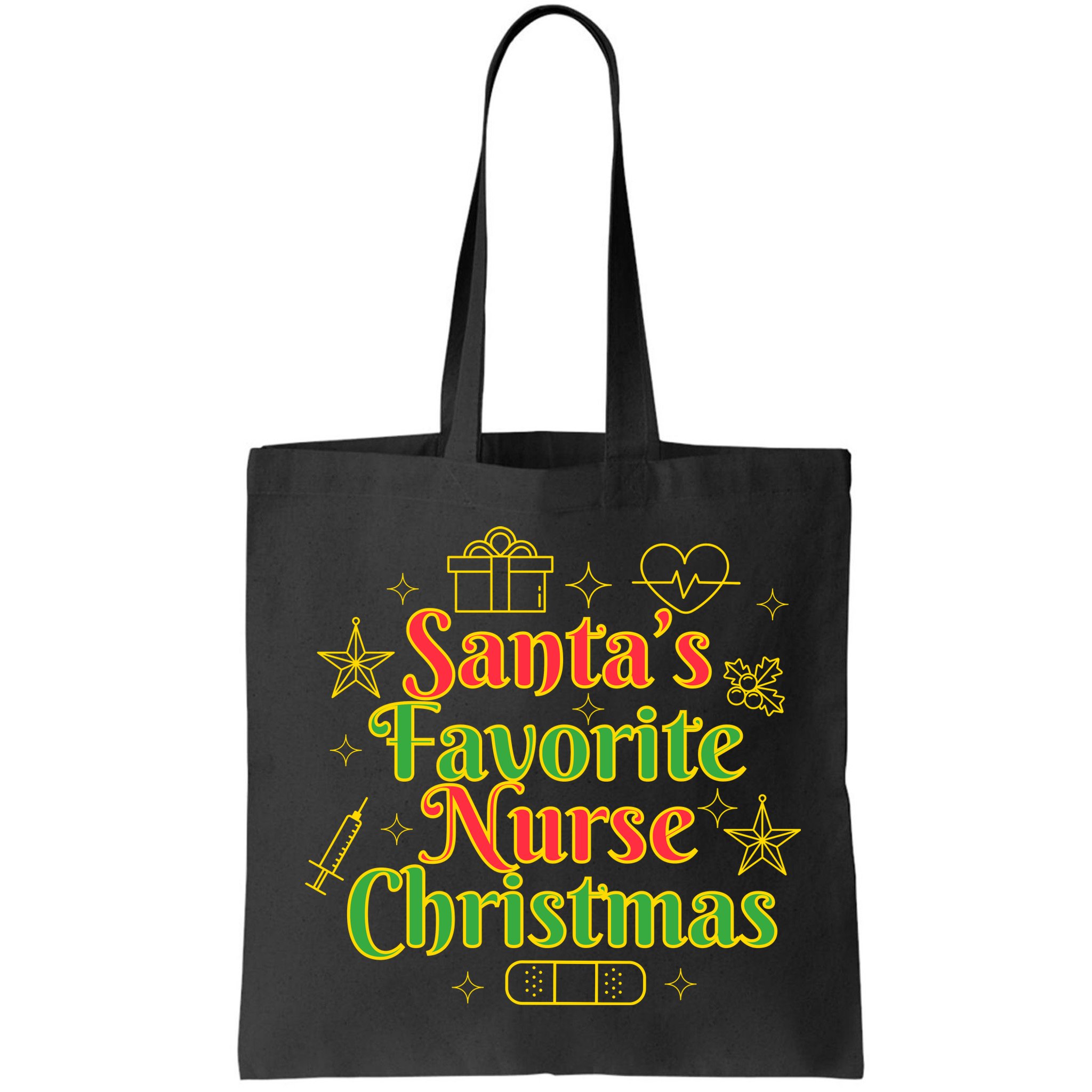Santa's Favorite Nurse Cute Funny Christmas RN Bag