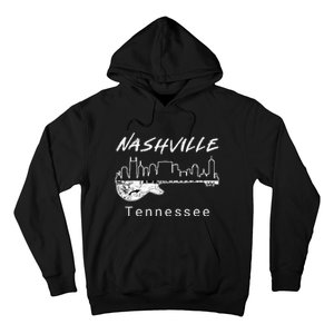 Souvenir From Nashville Guitar Nashville Hoodie