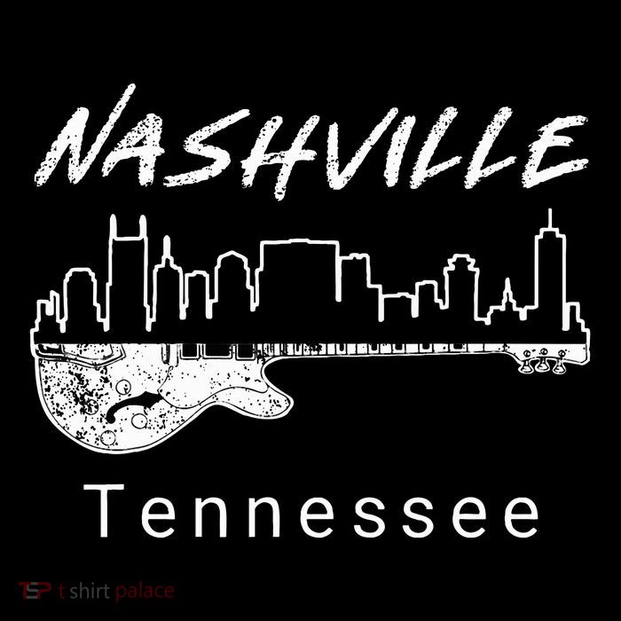 Souvenir From Nashville Guitar Nashville T-Shirt