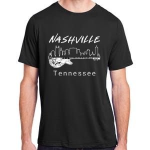 Souvenir From Nashville Guitar Nashville Adult ChromaSoft Performance T-Shirt