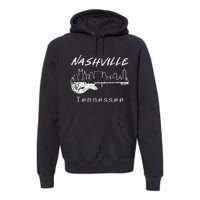 Souvenir From Nashville Guitar Nashville Premium Hoodie