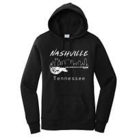 Souvenir From Nashville Guitar Nashville Women's Pullover Hoodie