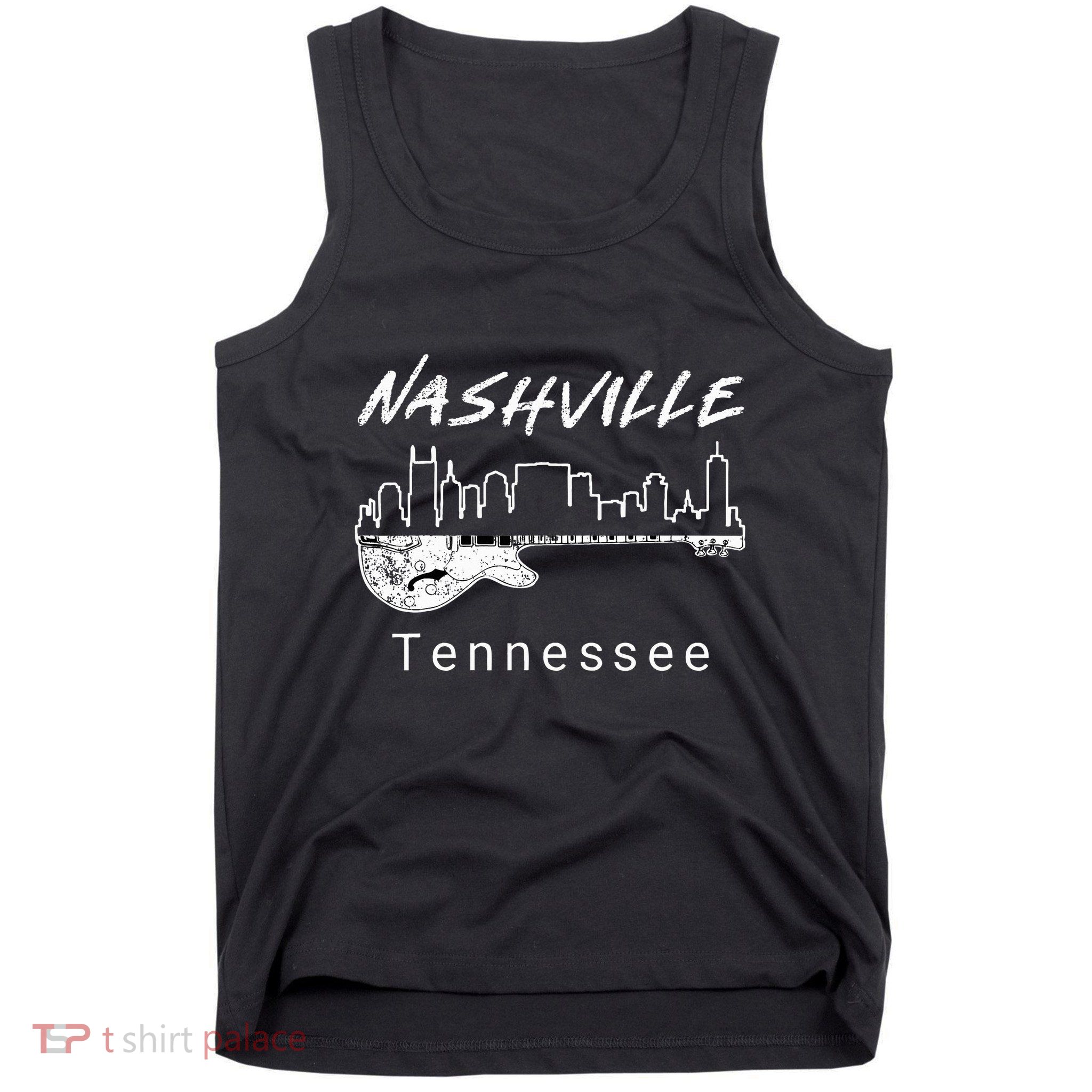 Souvenir From Nashville Guitar Nashville Tank Top