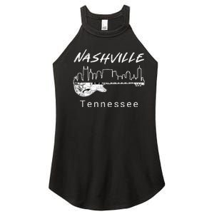 Souvenir From Nashville Guitar Nashville Women's Perfect Tri Rocker Tank