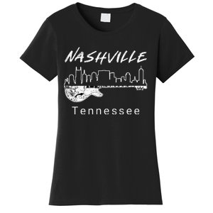 Souvenir From Nashville Guitar Nashville Women's T-Shirt