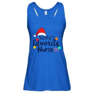 Santas Favorite Nurse Christmas 2020 Gift Cute Gift Ladies Essential Flowy Tank