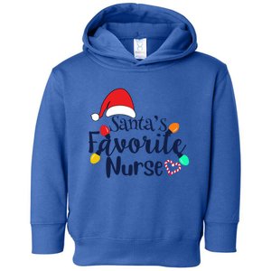 Santas Favorite Nurse Christmas 2020 Gift Cute Gift Toddler Hoodie