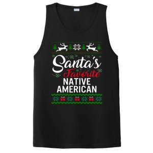 SantaS Favorite Native American Christmas Ugly Fami Gift PosiCharge Competitor Tank