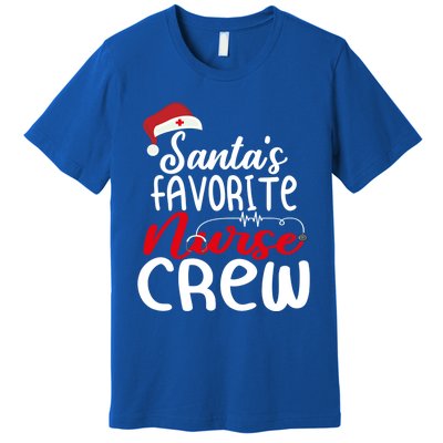 Santas Favorite Nurse Crew Gift Premium T-Shirt