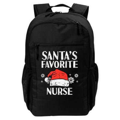 Santas Favorite Nurse Christmas Daily Commute Backpack