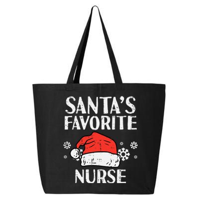 Santas Favorite Nurse Christmas 25L Jumbo Tote