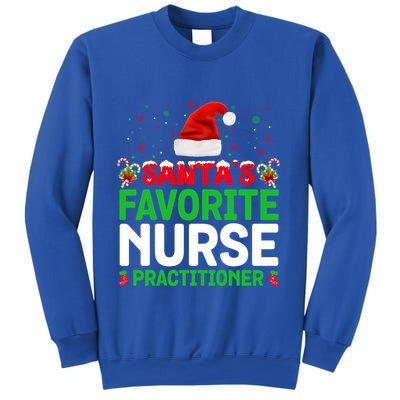 Santas Favorite Nurse Practitioner Christmas Matching Gift Sweatshirt