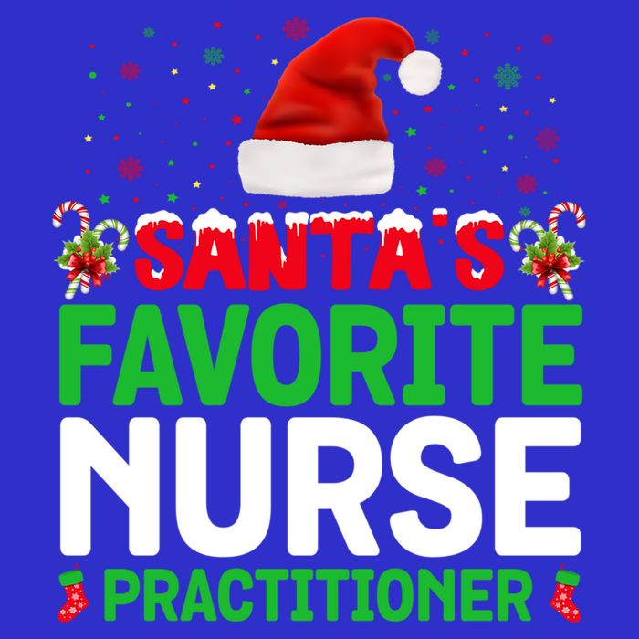 Santas Favorite Nurse Practitioner Christmas Matching Gift 16 in Basic Backpack