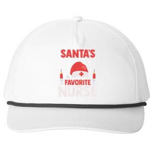 Santas Favorite Nurse Gift Snapback Five-Panel Rope Hat