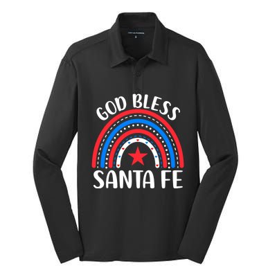 Santa Fe New Mexico Gift I Love Santa Fe Usa Gift Silk Touch Performance Long Sleeve Polo