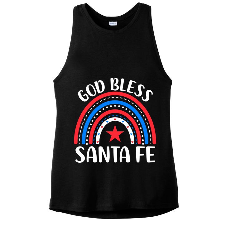 Santa Fe New Mexico Cute Gift I Love Santa Fe Usa Gift Ladies PosiCharge Tri-Blend Wicking Tank