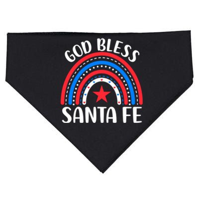 Santa Fe New Mexico Cute Gift I Love Santa Fe Usa Gift USA-Made Doggie Bandana