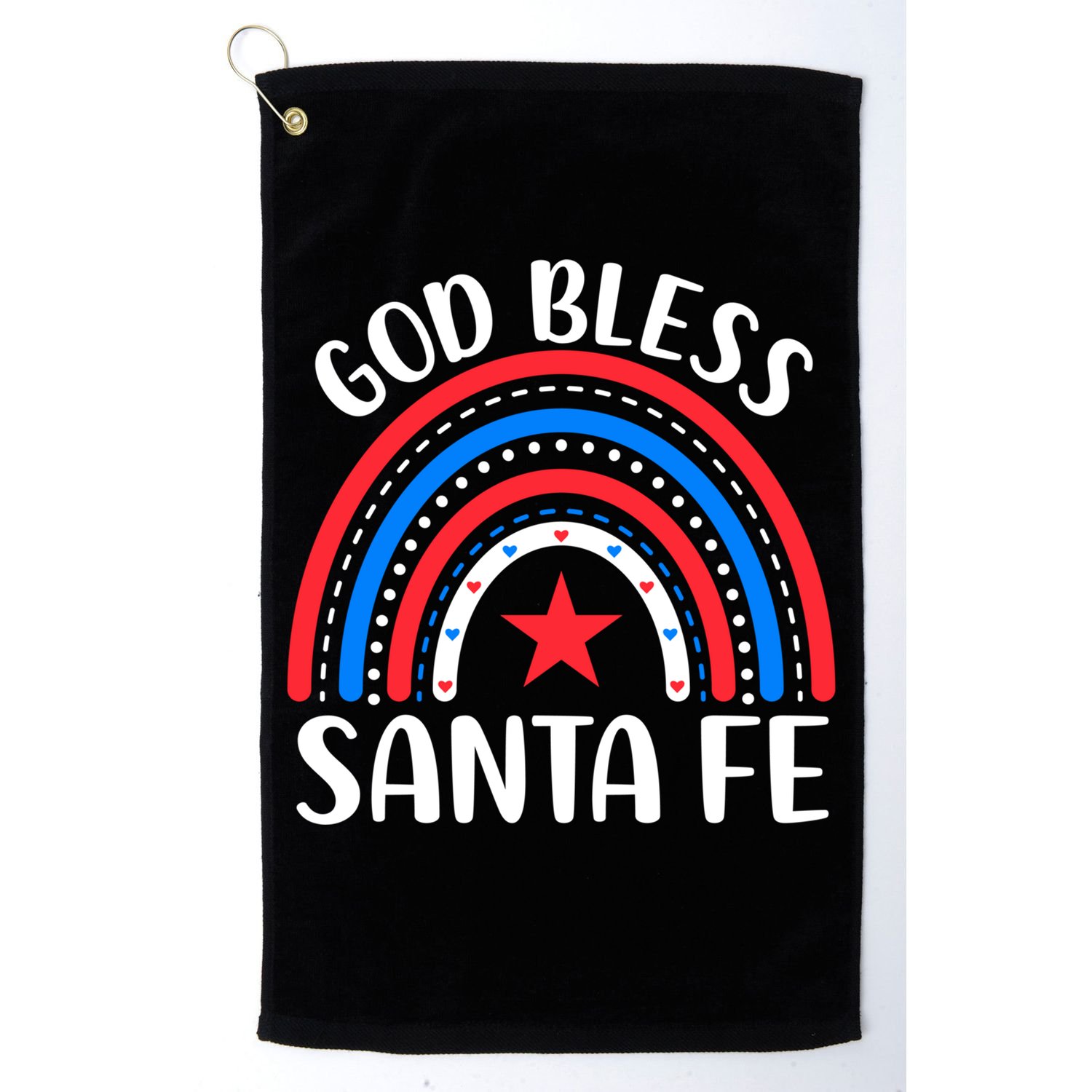 Santa Fe New Mexico Cute Gift I Love Santa Fe Usa Gift Golf Towel