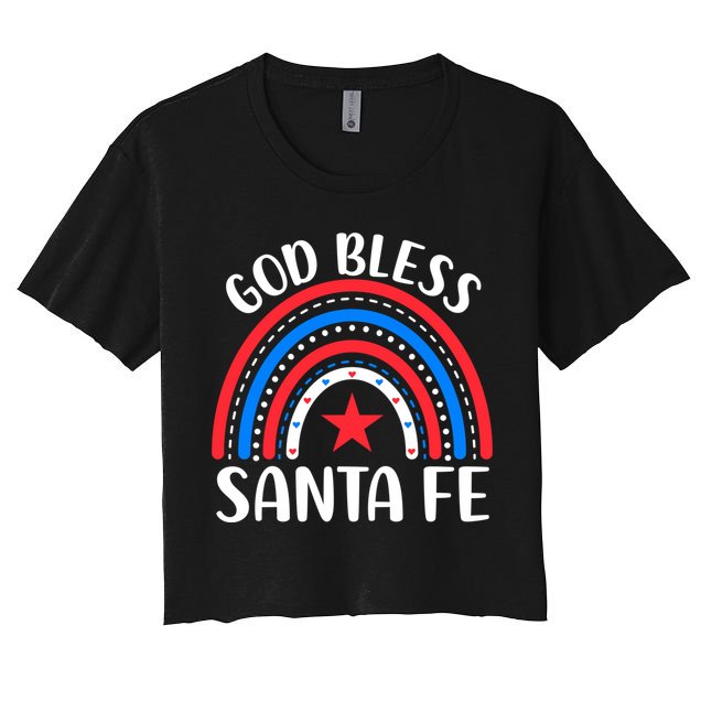 Santa Fe New Mexico Cute Gift I Love Santa Fe Usa Gift Crop Top