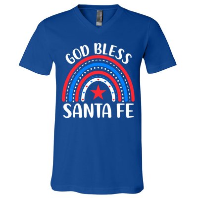 Santa Fe New Mexico Cute Gift I Love Santa Fe Usa Gift V-Neck T-Shirt