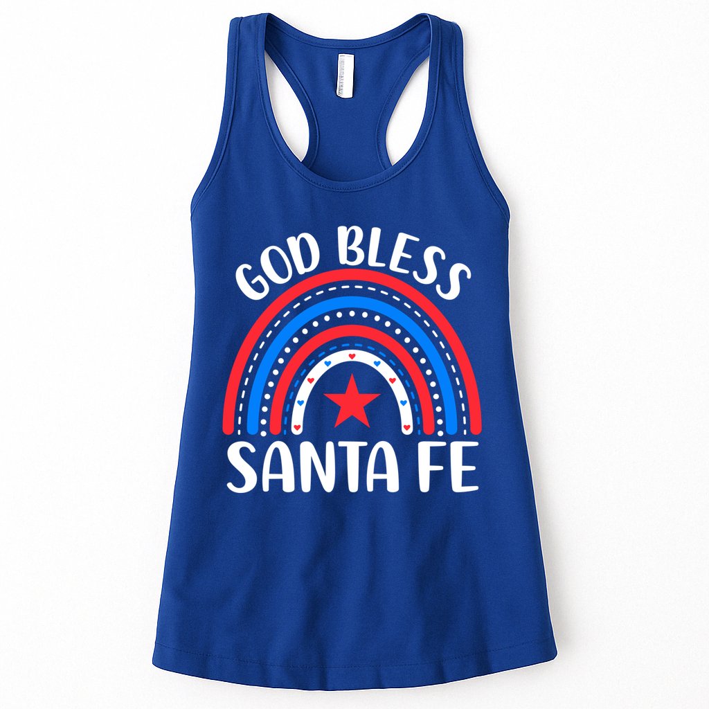 Santa Fe New Mexico Cute Gift I Love Santa Fe Usa Gift Womens Tank Top