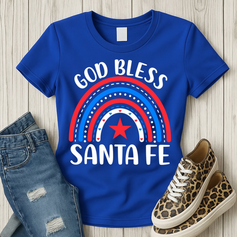 Santa Fe New Mexico Cute Gift I Love Santa Fe Usa Gift Womens T-Shirt