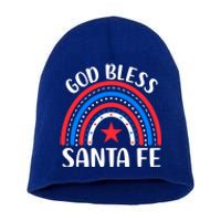 Santa Fe New Mexico Cute Gift I Love Santa Fe Usa Gift Short Acrylic Beanie