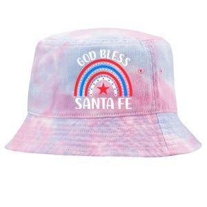 Santa Fe New Mexico Cute Gift I Love Santa Fe Usa Gift Tie-Dyed Bucket Hat