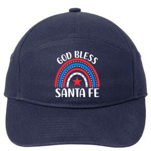 Santa Fe New Mexico Cute Gift I Love Santa Fe Usa Gift 7-Panel Snapback Hat