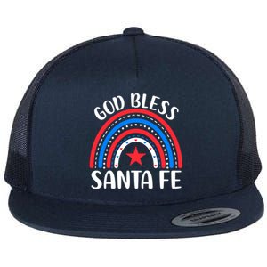 Santa Fe New Mexico Cute Gift I Love Santa Fe Usa Gift Flat Bill Trucker Hat