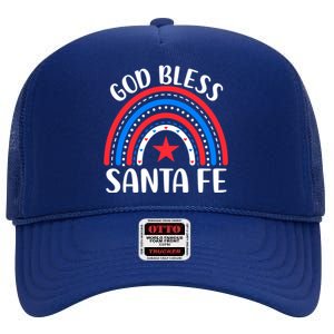 Santa Fe New Mexico Cute Gift I Love Santa Fe Usa Gift High Crown Mesh Back Trucker Hat