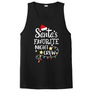 SantaS Favorite Night Crew Christmas Night Shift Nurse Crew Gift PosiCharge Competitor Tank