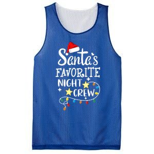 SantaS Favorite Night Crew Christmas Night Shift Nurse Crew Gift Mesh Reversible Basketball Jersey Tank