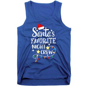 SantaS Favorite Night Crew Christmas Night Shift Nurse Crew Gift Tank Top