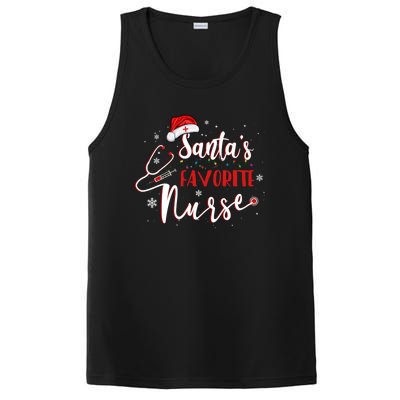 SantaS Favorite Nurse Christmas Nursing Medical Staff Xmas Gift PosiCharge Competitor Tank