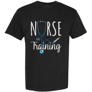 Stethoscope Future Nurse Nursing School Nursery Nurse Gift Garment-Dyed Heavyweight T-Shirt