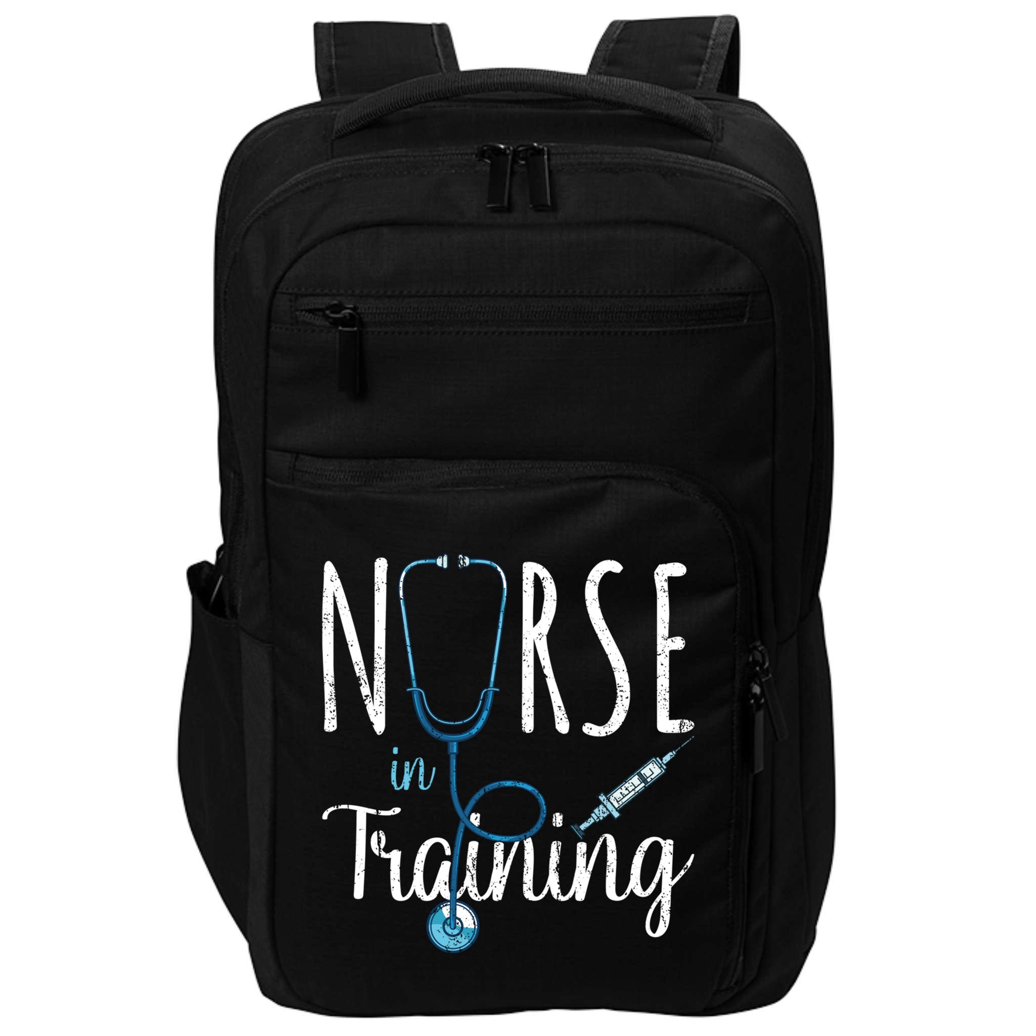 Stethoscope Future Nurse Nursing School Nursery Nurse Gift Impact Tech Backpack