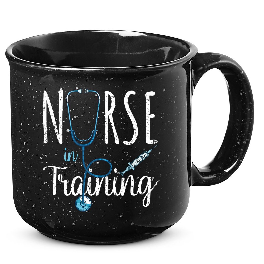 Stethoscope Future Nurse Nursing School Nursery Nurse Gift 15oz Campfire Ceramic Mug