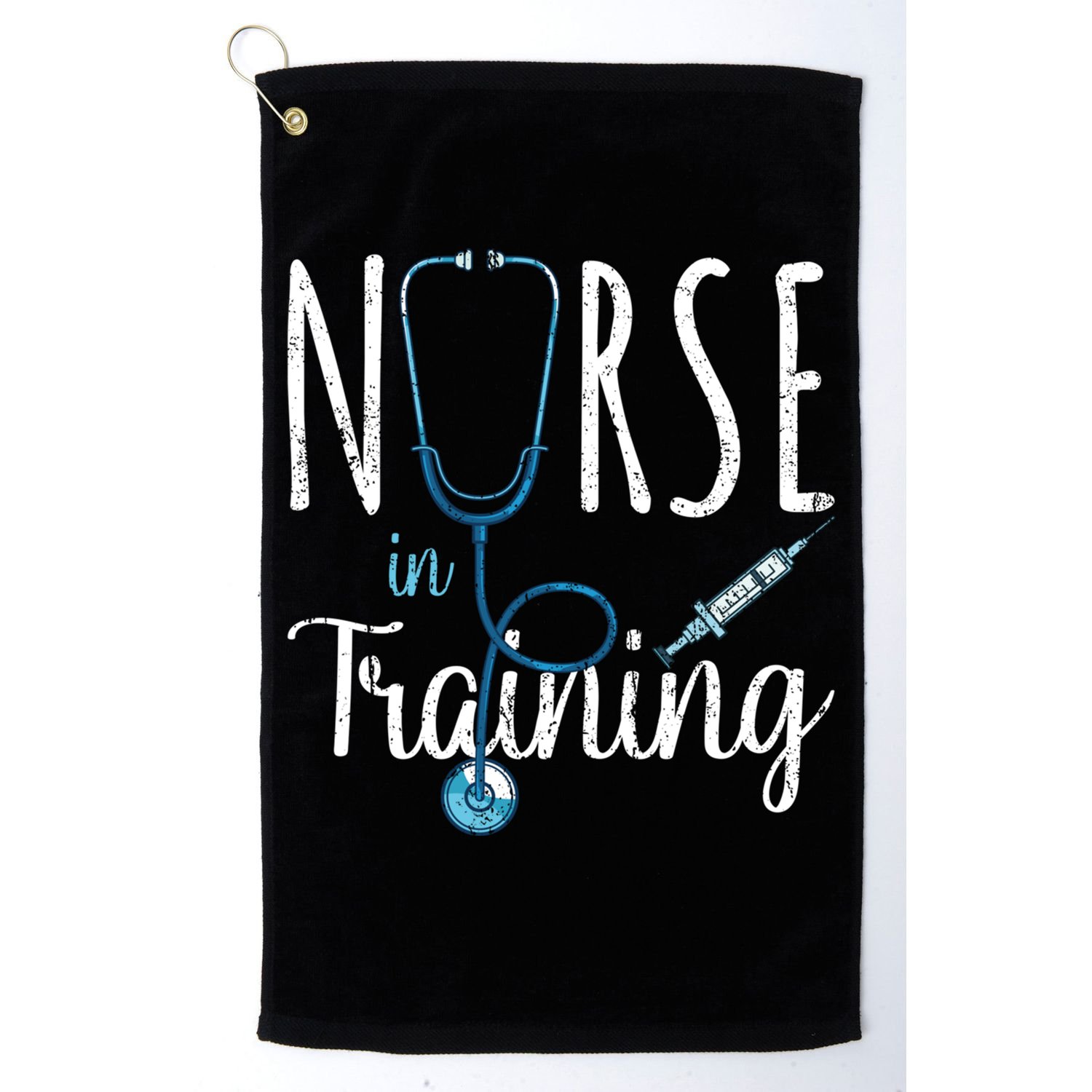 Stethoscope Future Nurse Nursing School Nursery Nurse Gift Golf Towel
