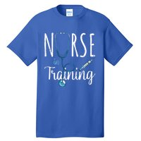 Stethoscope Future Nurse Nursing School Nursery Nurse Gift Tall T-Shirt