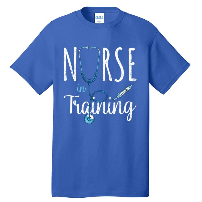 Stethoscope Future Nurse Nursing School Nursery Nurse Gift Tall T-Shirt