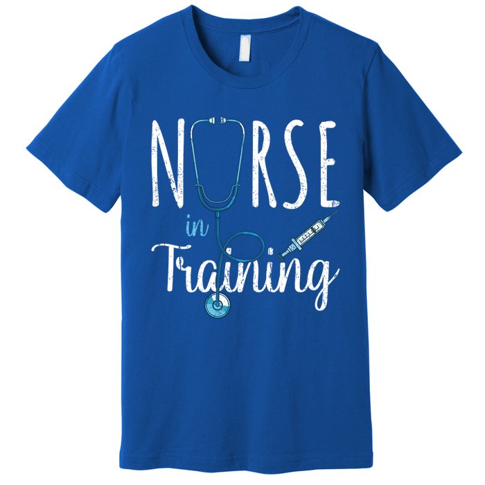 Stethoscope Future Nurse Nursing School Nursery Nurse Gift Premium T-Shirt