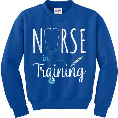 Stethoscope Future Nurse Nursing School Nursery Nurse Gift Kids Sweatshirt
