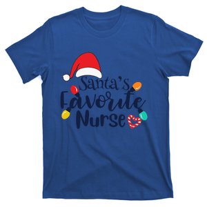 SantaS Favorite Nurse Medical Christmas Nursing Ugly Xmas Gift T-Shirt