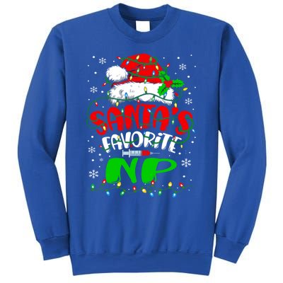 Santa Favorite Nurse Practitioner Christmas Np Nurse Gift Sweatshirt