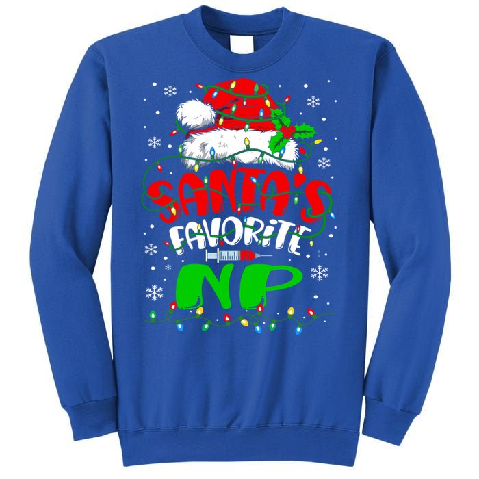 Santa Favorite Nurse Practitioner Christmas Np Nurse Gift Sweatshirt