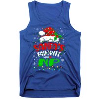 Santa Favorite Nurse Practitioner Christmas Np Nurse Gift Tank Top